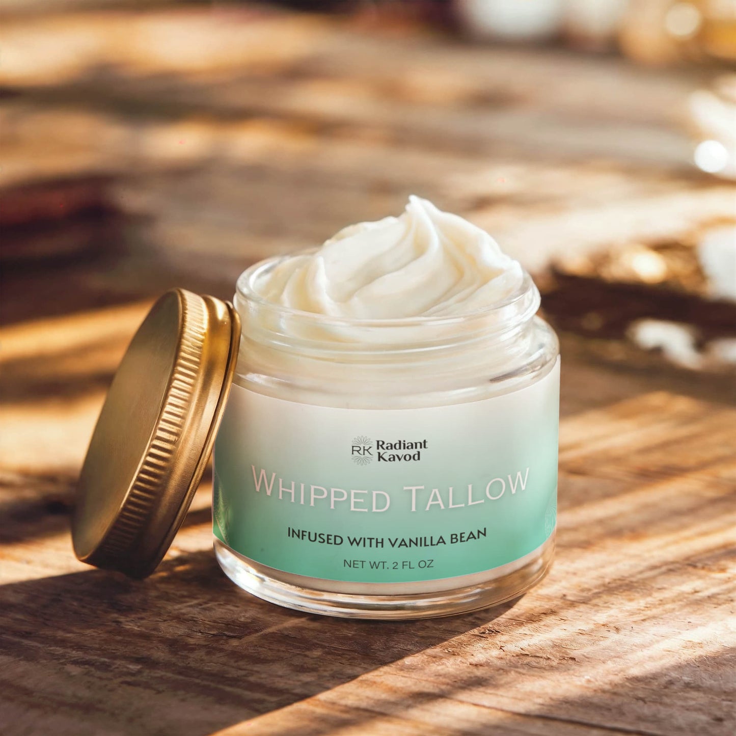 Whipped Grass-Fed Tallow Balm with Vanilla Bean