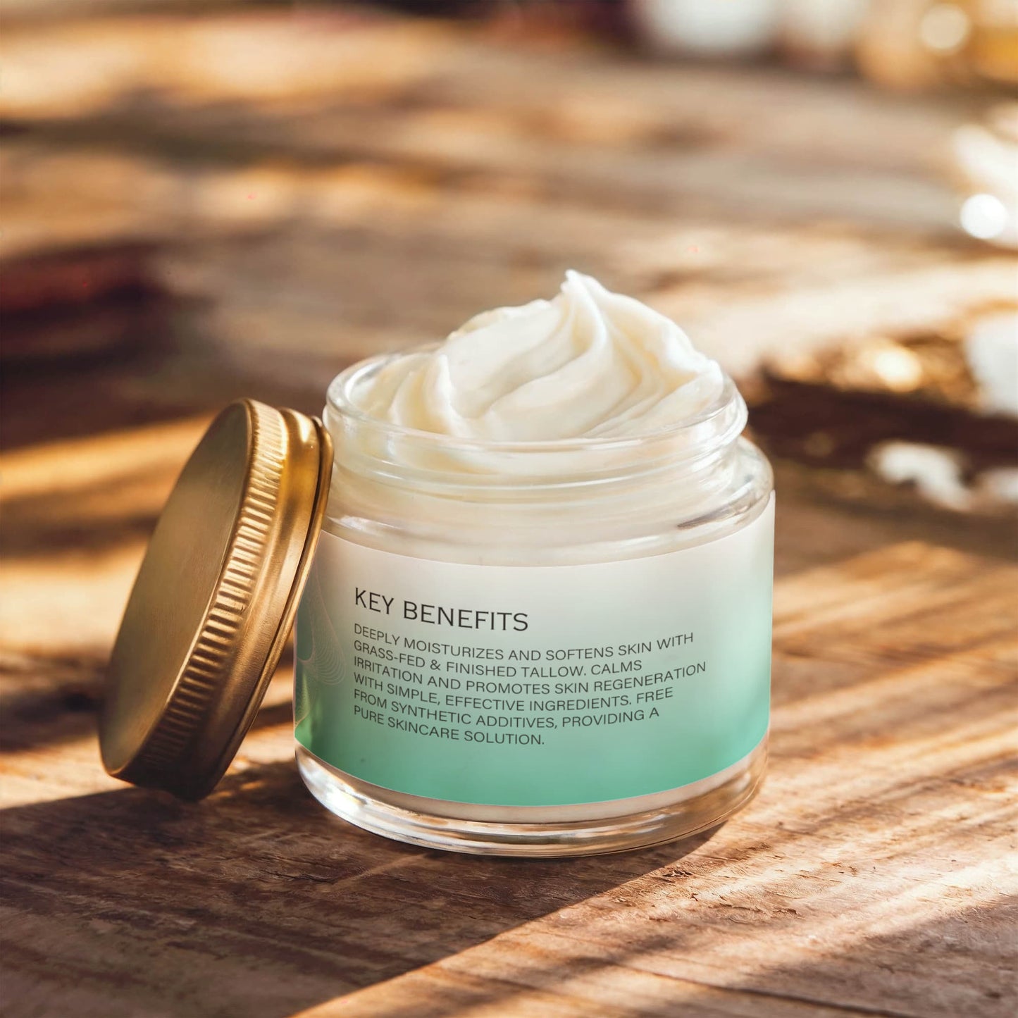 Whipped Grass-Fed Tallow Balm with Vanilla Bean