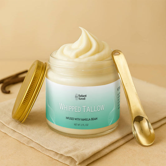 Whipped Grass-Fed Tallow Balm with Vanilla Bean